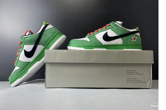 SB Nike 304292-302 Dunk Low Heineken 0110
